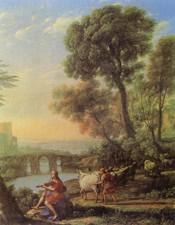 Landscape with Apollo and Mercury